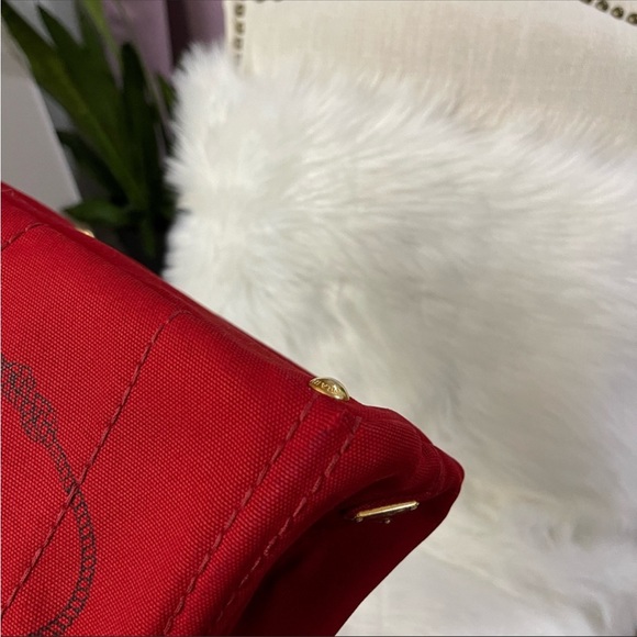 Prada Canapa canvas handbag with Shoulder strap - Picture 7 of 9